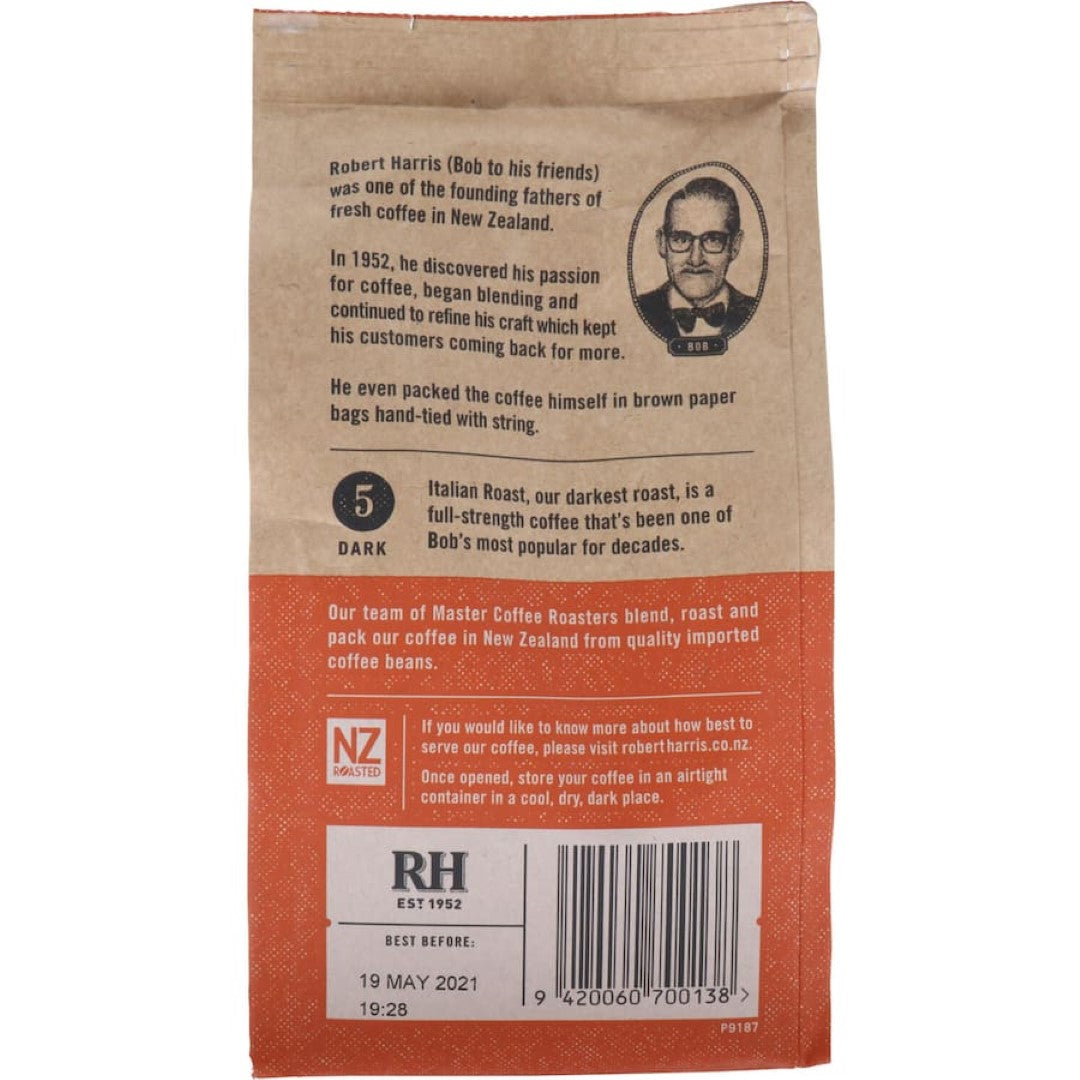 Robert Harris Espresso Grind Italian Roast 200g