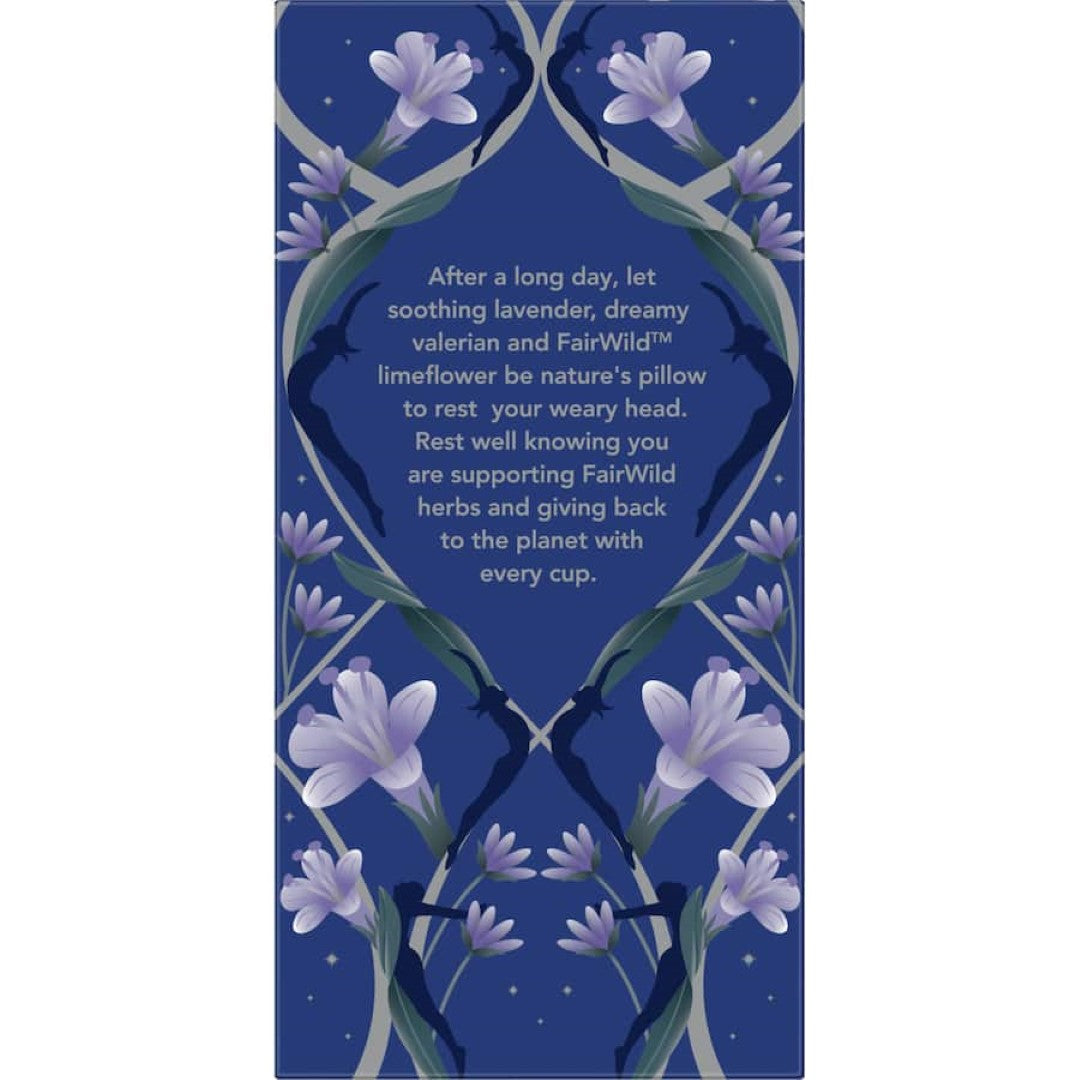 Pukka Herbal Tea Night Time in a soothing blend of chamomile, lavender, and valerian for restful sleep and relaxation.