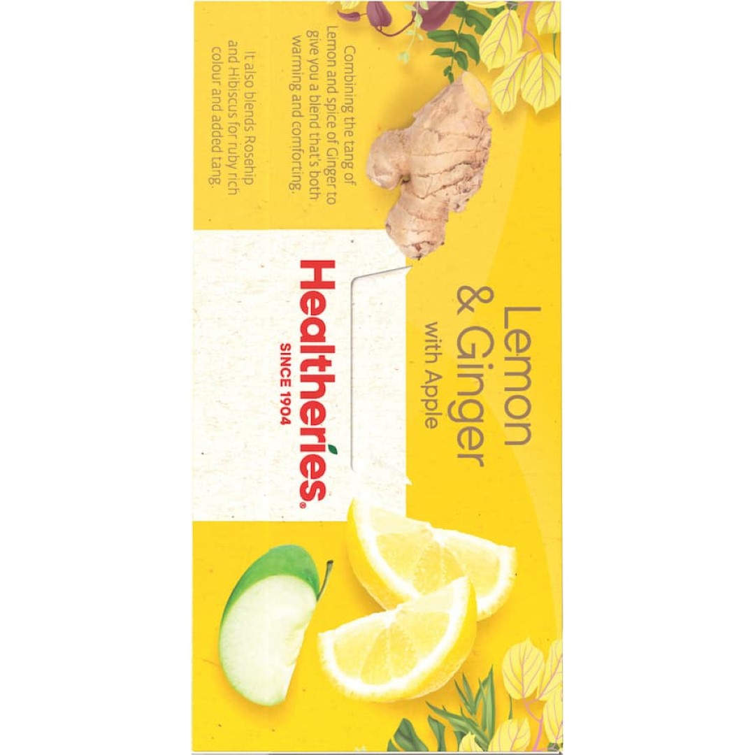 Healtheries Fruit Tea Lemon & Ginger 40ea
