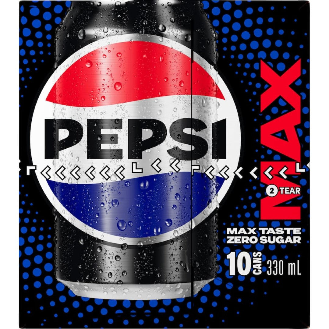 Pepsi Max Soft Drink 10pack