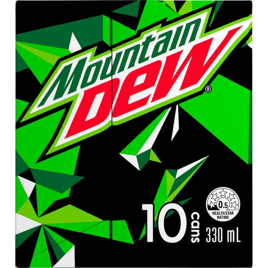 Mountain Dew Soft Drinks 10pack