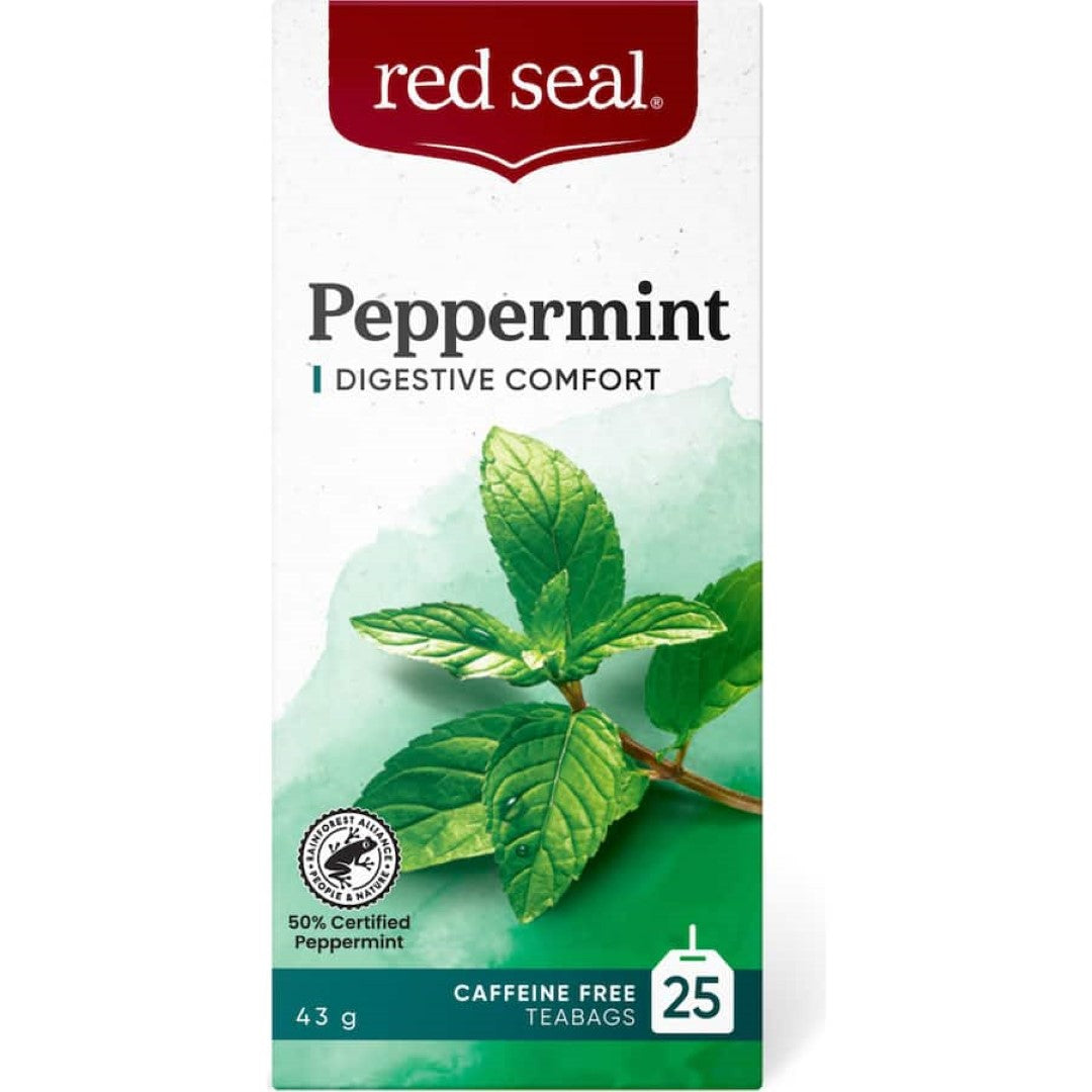 Red Seal Herbal Tea Peppermint Bags 25pack