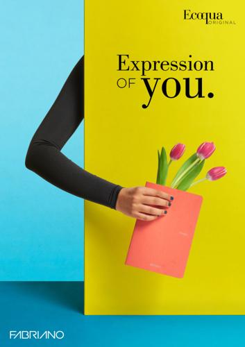 Fabriano Ecoqua Original Stapled - 90gsm Dots A5 Black 40 Sheets