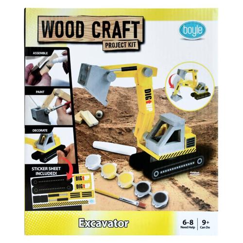 Boyle WoodCraft Kits 6-8 Years - Excavator