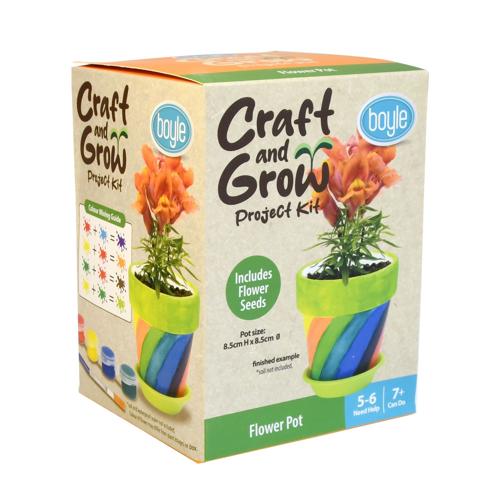 Boyle Craft & Grow Project - Flower Pot Plaster & Paint