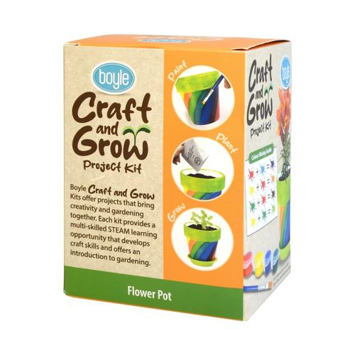 Boyle Craft & Grow Project - Flower Pot Plaster & Paint