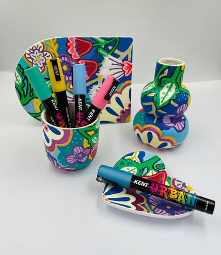 Kent Urban Acrylic Paint Marker Sets Medium - Icon Pack 4