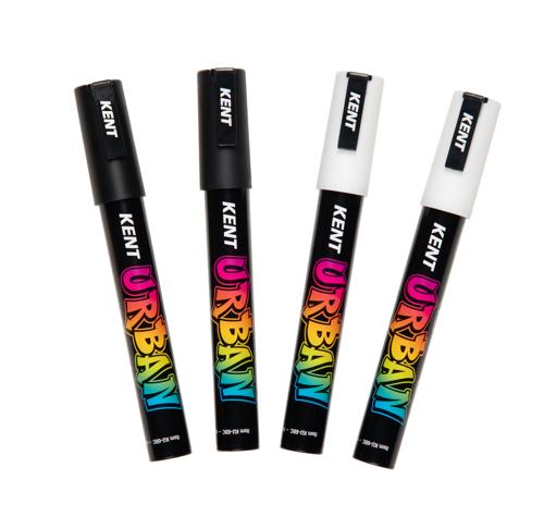 Kent Urban Acrylic Paint Marker Sets Medium - Icon Pack 4