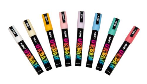 Kent Urban Acrylic Paint Marker Sets Medium - Classic Pack 8