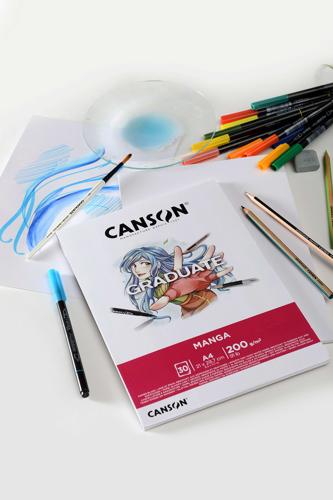 Canson Graduate Manga Pads - 200gsm A3 30sht