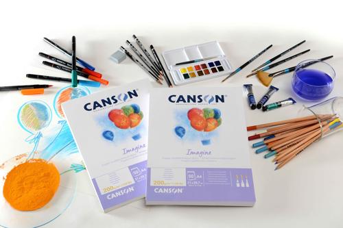 Canson Mix Media "Imagine" Pad - 200gsm A4 50sht