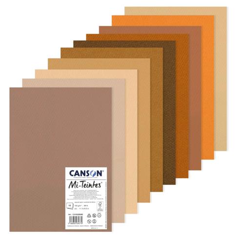 Canson Mi-Teintes Tonal Paper Packs - Grey Tones A3 20sht