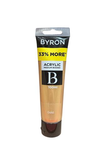 Byron Acrylic 100ml Bonus - Gold 100ml