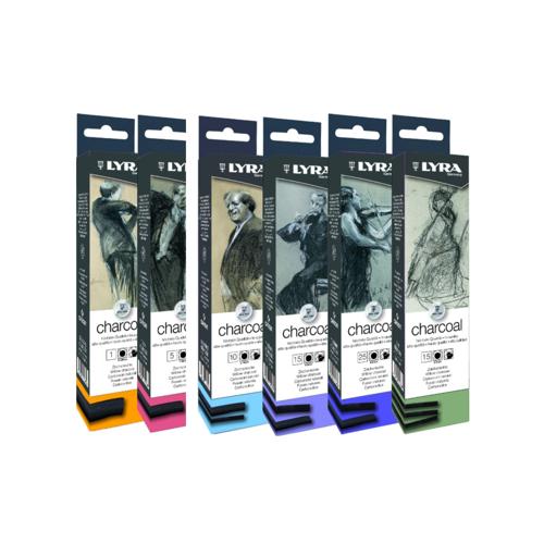 Lyra Charcoal - Medium 5-6mm Pack 15
