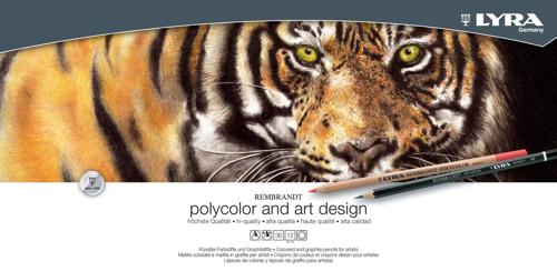Lyra Polycolor & Art Design Wooden Box Set 48 - Polycolor And Art Design 48