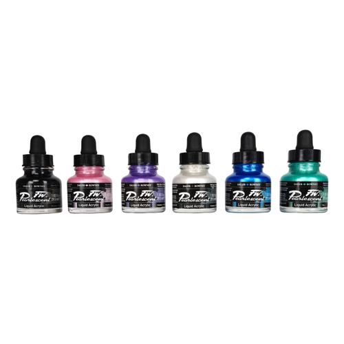 Daler Rowney FW Acrylic Ink Sets - Neon 6 X 29.5ml