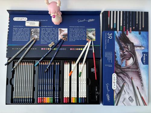 Marco Chroma Drawing Tools Set 39 - Drawing Tools Set 39Pc