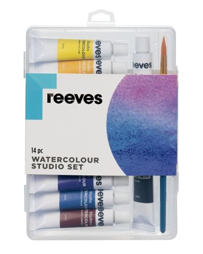 Reeves Watercolour Art Set - 14 Piece Set