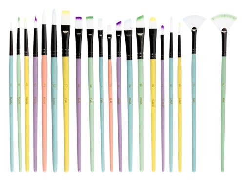 Byron Pastel Paint Brush Sets - Set 10 Piece