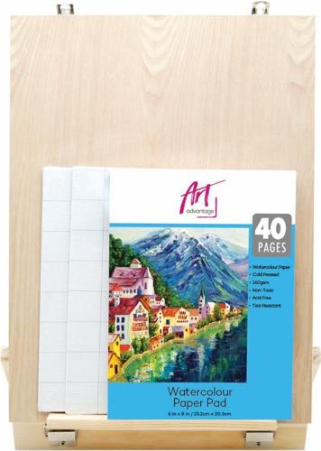 Art Advantage Painting Wooden Box Set - Set 60 Piece
