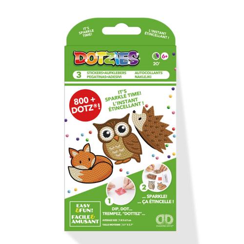 Diamond Dotz Dotzies 3 Sticker Packs - Love