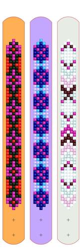 Diamond Dotz Dotzies Bracelet Packs - Mauves