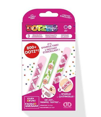 Diamond Dotz Dotzies Bracelet Packs - Pretty In Pink