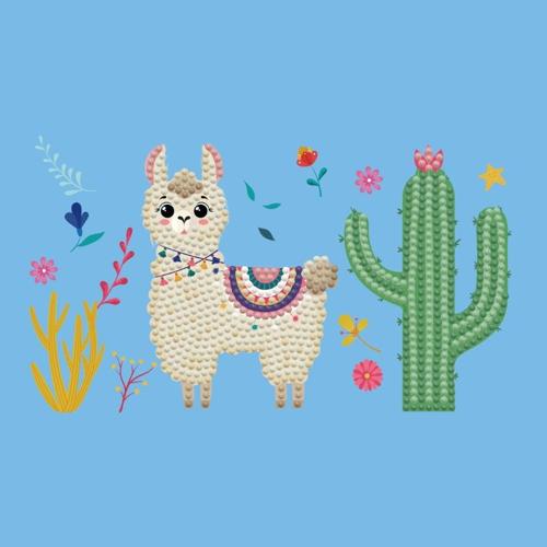 Diamond Dotz Dotzies Zipper Pouches - Llama Party