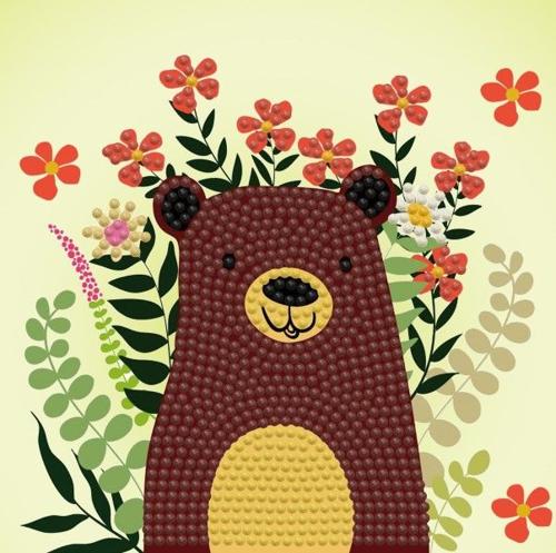 Diamond Dotz Dotz Box Small - Hide N Seek Bear