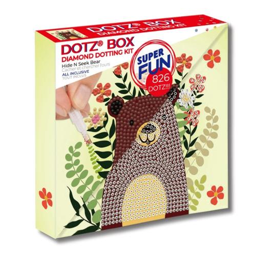 Diamond Dotz Dotz Box Small - Hide N Seek Bear