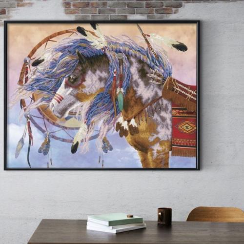 Diamond Dotz Diamond Kit - Snow Leopards 75x50cm