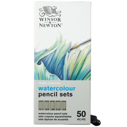 Winsor & Newton Studio Watercolour Pencil Drawers Set 50 - 20 X 6 Drawers Set 50