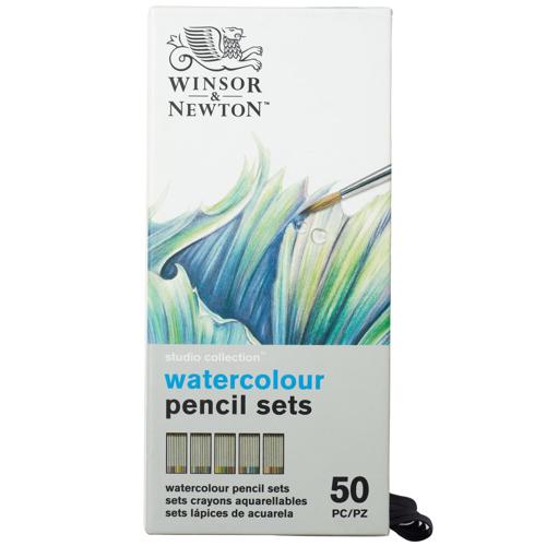 Winsor & Newton Studio Watercolour Pencil Drawers Set 50 - 20 X 6 Drawers Set 50