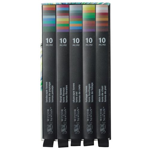 Winsor & Newton Studio Watercolour Pencil Drawers Set 50 - 20 X 6 Drawers Set 50