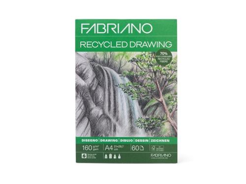Fabriano Recyled Drawing Pads - 160gsm A4 60 Sheets