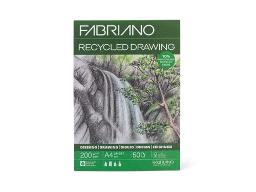 Fabriano Recyled Drawing Pads - 200gsm A4 50 Sheets