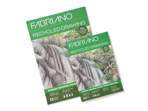 Fabriano Recyled Drawing Pads - 200gsm A4 50 Sheets