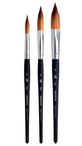 Princeton Aqua Elite Prism Brushes (SH) - Size 8