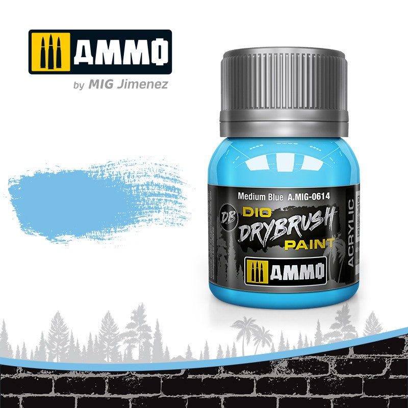 Ammo by MIG - Drybrush - Medium Blue