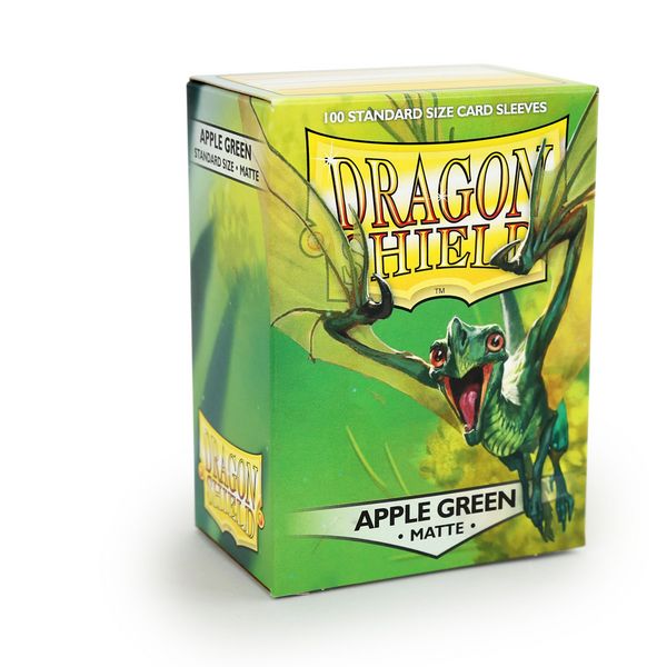 Dragon Shield Matte Card Sleeves - Apple Green