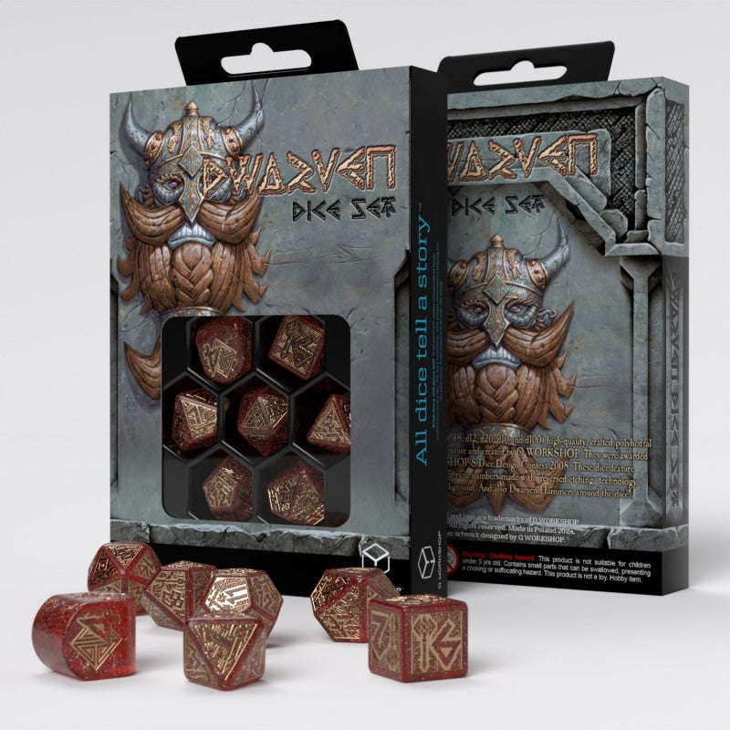 Q Workshop - Dwarven Dice Set - Jewels Dice Set 7