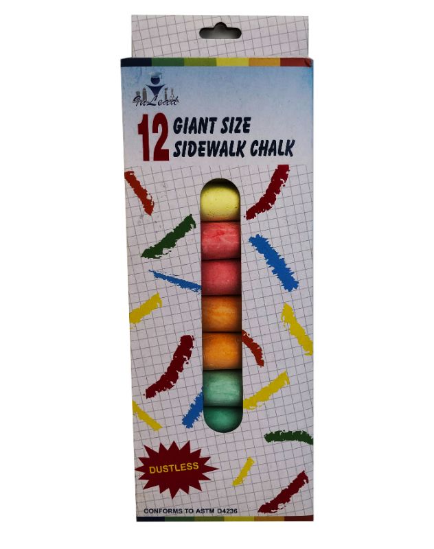 Chalk - Jumbo 12pc (12 Packs)