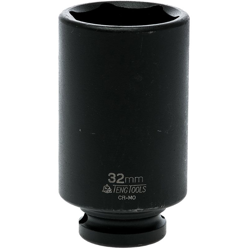 Teng 1/2in deep impact socket 32mm DIN, in stock in NZ, features free shipping and is ideal for heavy-duty tasks.
