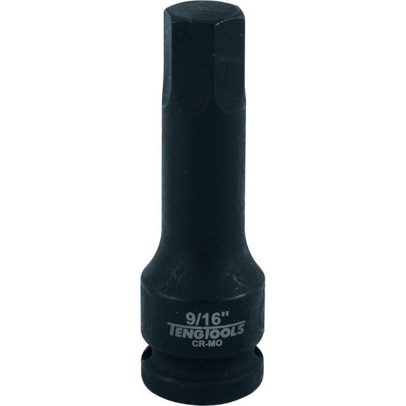 Teng 1/2in Dr. Hex Bit Impact Socket 9/16