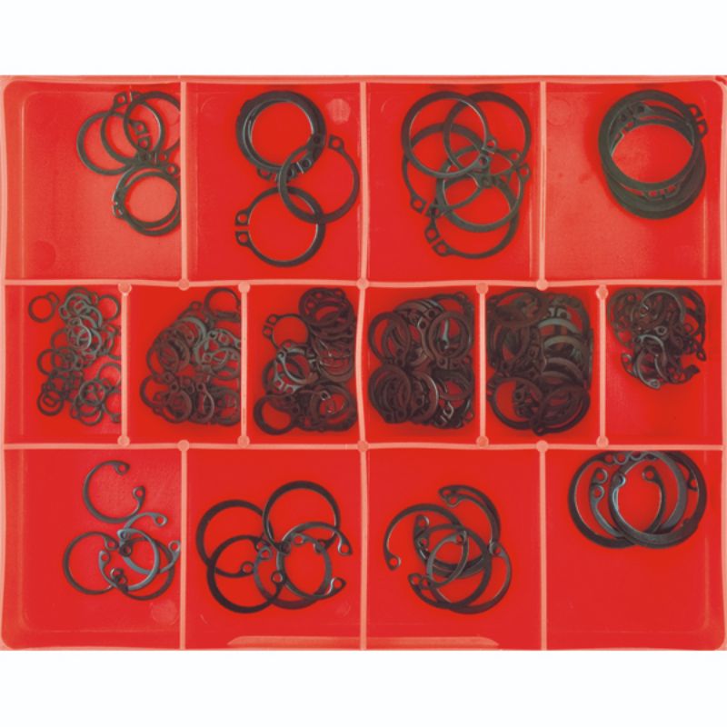 Champion 155pc Internal/External Circlip Assortment - Metric