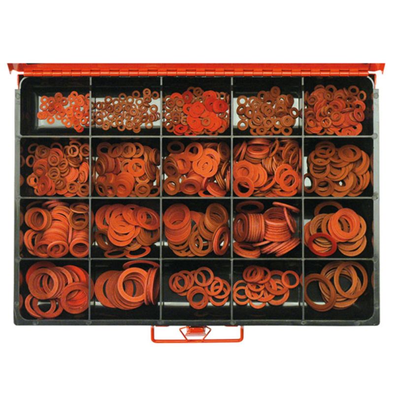 Champion Master Kit 978pc Red Fibre Washer Asst