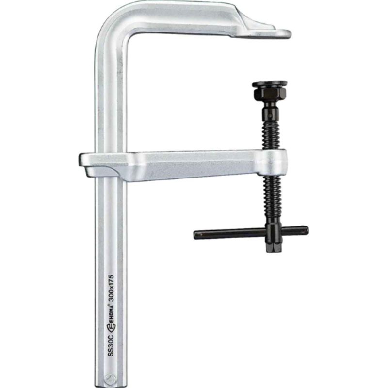 Trademaster Extra H.D. Clamp 300x175mm with 2200kgp capacity and changeable pads for versatile, heavy-duty performance.