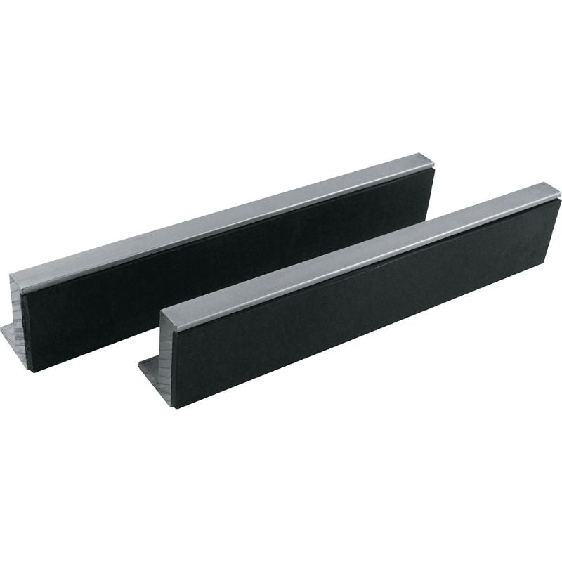 ITM Soft Vice Jaws Rubber Face 100mm, durable magnetic jaws for protecting workpieces during woodworking and metalworking.