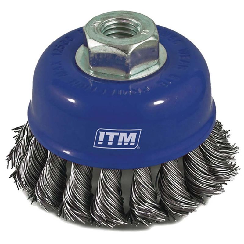 ITM Twist Knot Cup Brush Steel 50mm