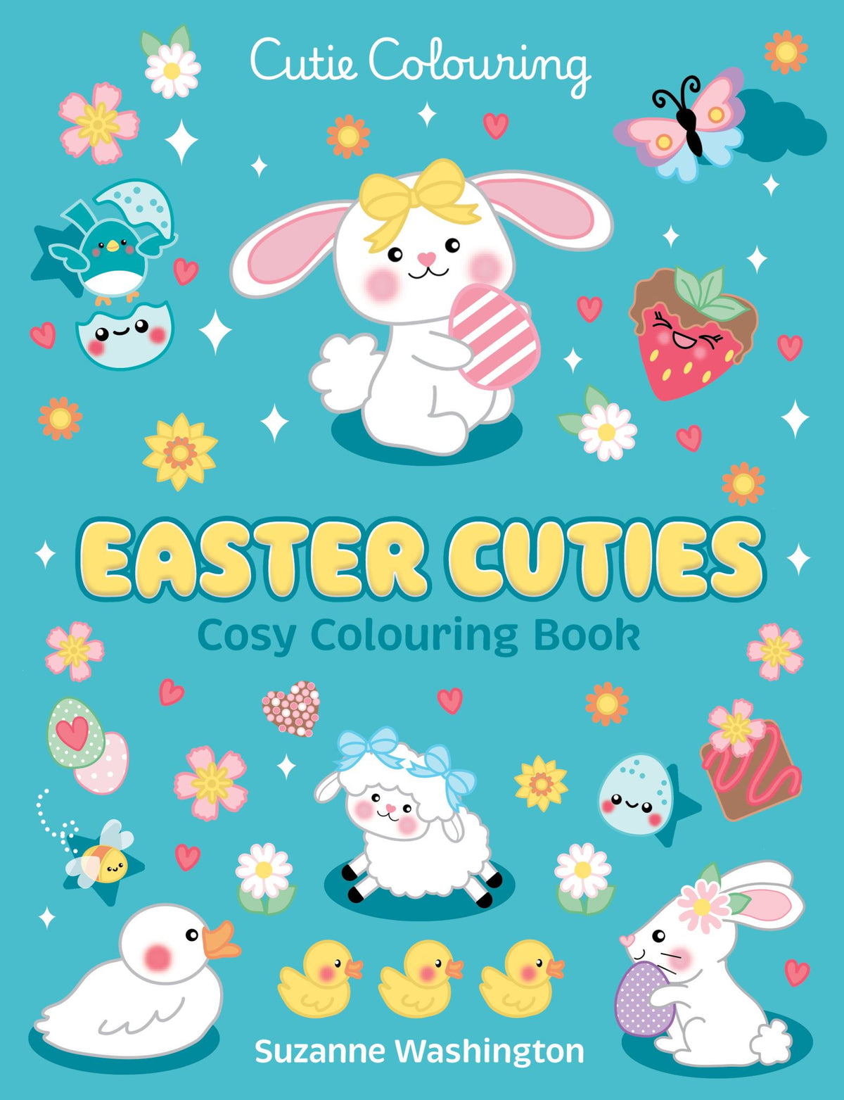 Easter Cuties: Cosy Colouring Book (Cutie Colouring)